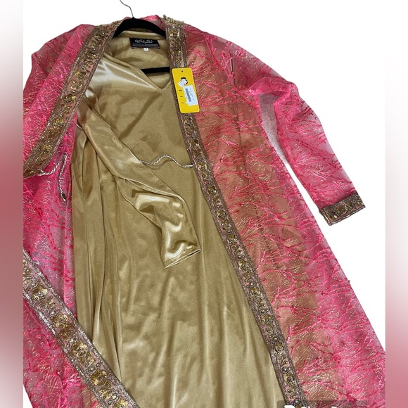 NWT  African Evening Gown Long Abaya Caftan Dresses for Women size medium - Picture 4 of 8